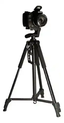 Trípode Profesional Aluminio 150 Cm Celular Cámara Control Bluetooth Estuche Panorámico