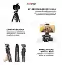 Trípode Profesional Aluminio 150 Cm Celular Cámara Control Bluetooth Estuche Panorámico
