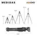 Trípode Profesional Aluminio 150 Cm Celular Cámara Control Bluetooth Estuche Panorámico