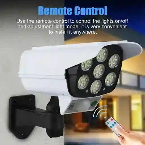 Luz Con Panel Solar Y Sensor Exterior