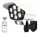 Luz Con Panel Solar Y Sensor Exterior