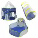 Juguete Camping Carpa Cohete Espacial Con Túnel Y Zona De Juego Niños