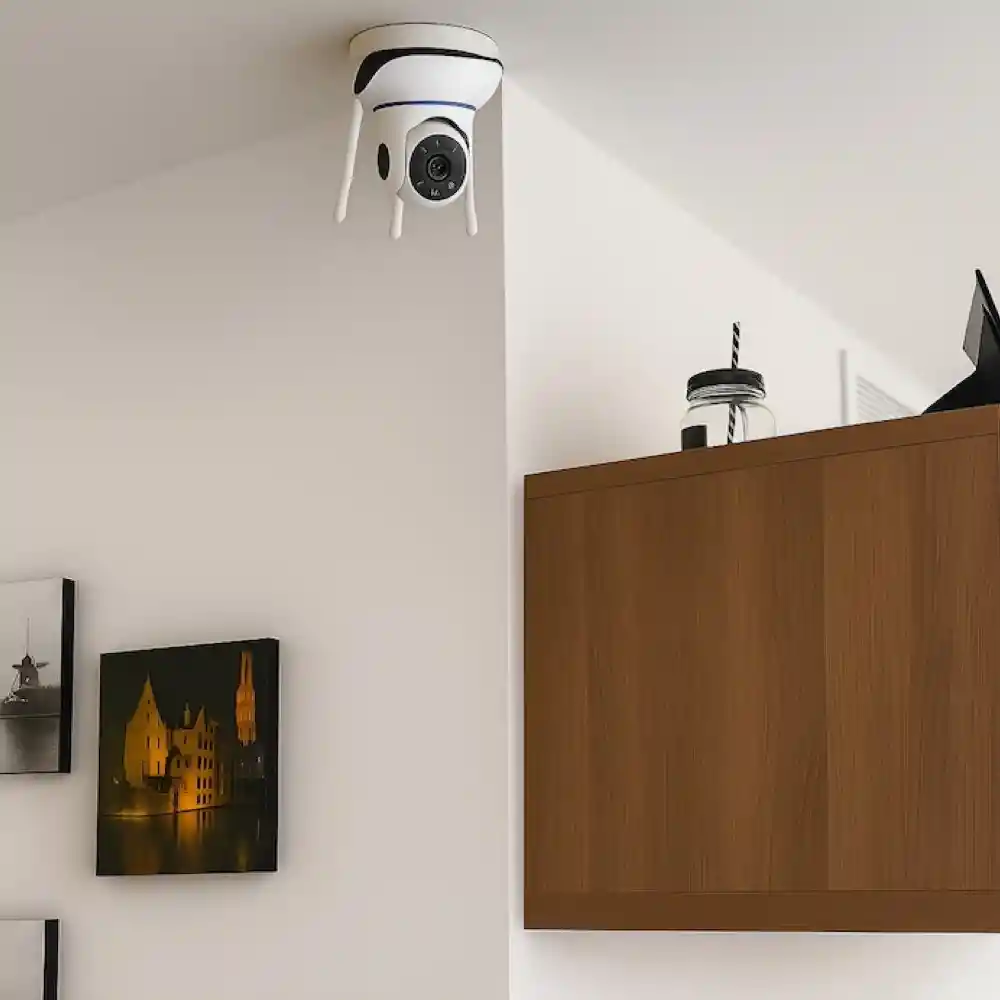 Camara Ip Robotica De Seguridad Wifi Seguimiento Inteligente