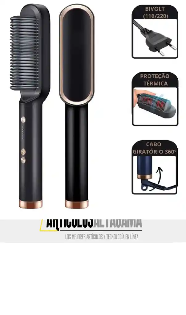 Cepillo Alisador Fb161 Negro