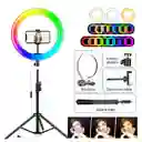 Aro De Luz Rgb 36 Cm Profesional + Tripode