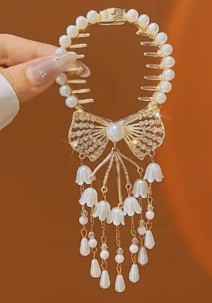Pinza Hebilla Accesorio Para El Pelo Moño Estilo Vintage Peinar Boda