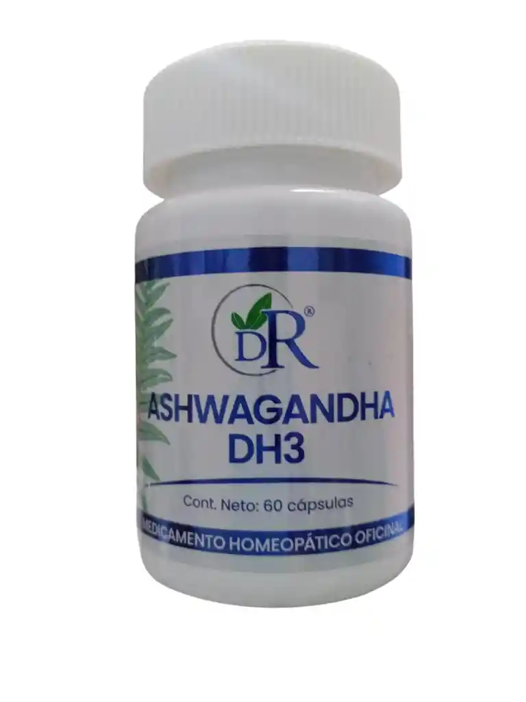 Ashwagandha Dh3 500mg Mas Citrato De Magnesio 100 Mg X 60 Capsulas Dr Rojas