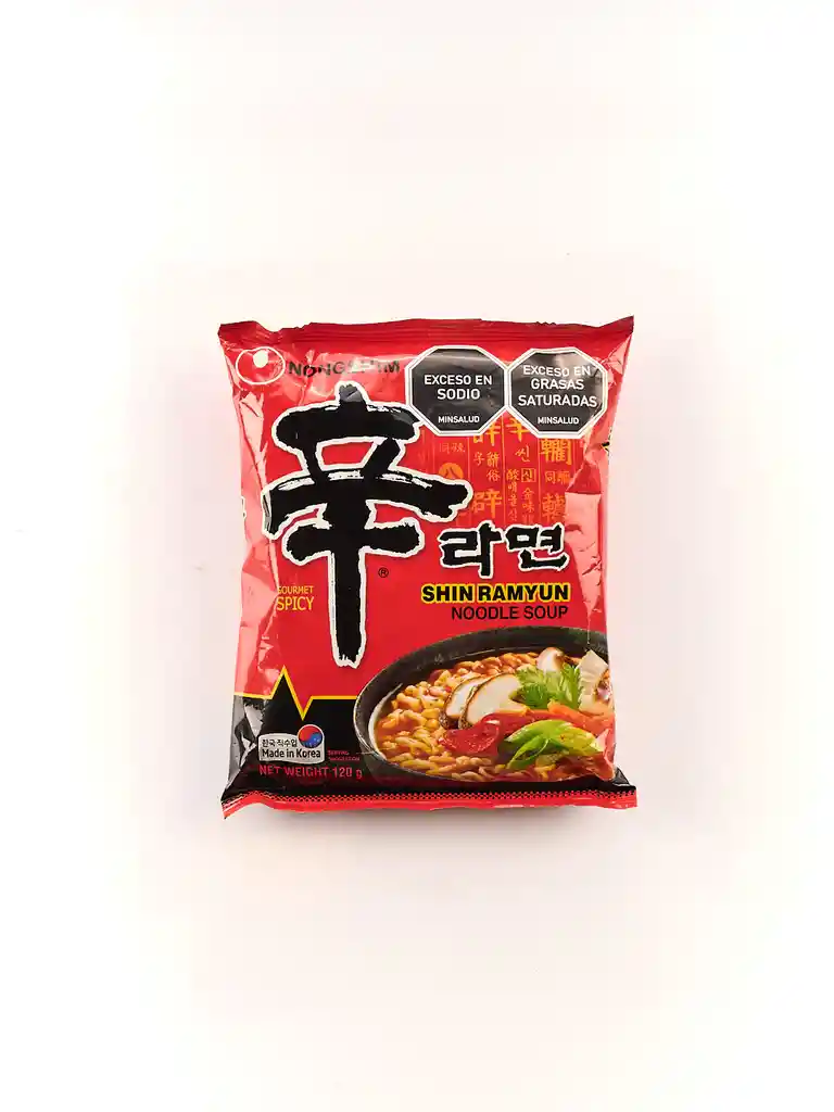 Nongshim Shin Ramyun Sopa De Fideos Picante 120 G