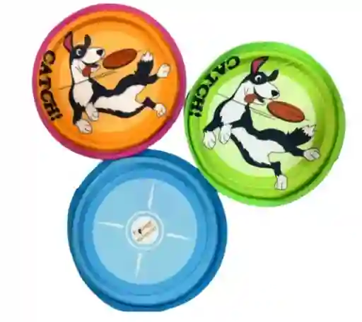 Juguete Tipo Frisbee Disco En Forrado Para Mascota Para Perros Y Gatos