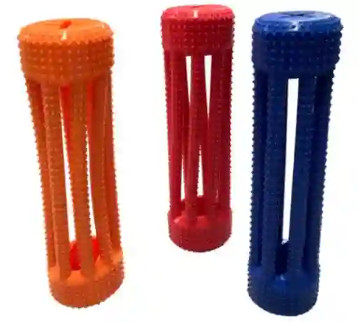 Juguete Limpia Dientes Masticable En Plastico Para Mascota En Forma De Tubo Para Perros Y Gatos