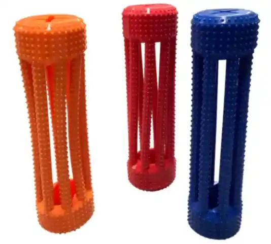 Juguete Limpia Dientes Masticable En Plastico Para Mascota En Forma De Tubo Para Perros Y Gatos