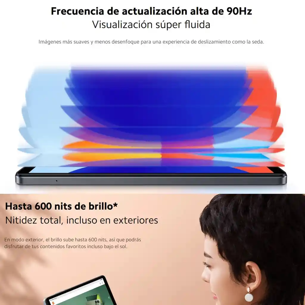 Tablet Xiaomi Redmi Pad Se 8.7'', 128gb /4gb, 6650mah, Gris