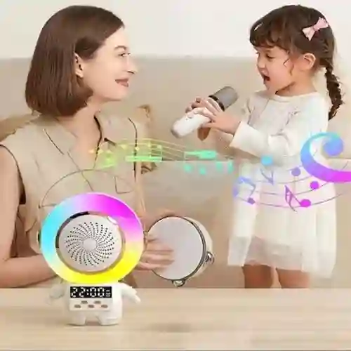 Parlante Bluetooth Astronauta Con Microfono Usb