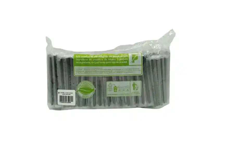 Mezcladores Biodegradable Plastico Empaque Individual