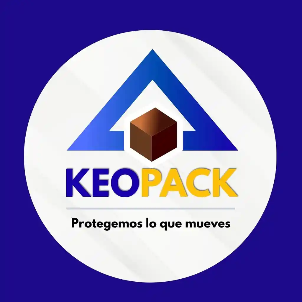 Caja De Carton Grande Azul
