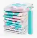 5 Bolsas De Empaque Al Vacío 70x50 Mas 1 Bomba Estampada