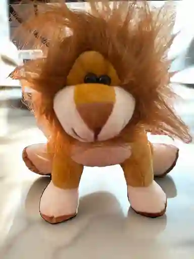 Juguete Muñeco Peluche Diseño De Leon Para Niño Hombre O Mujer 17 Cm Aprox