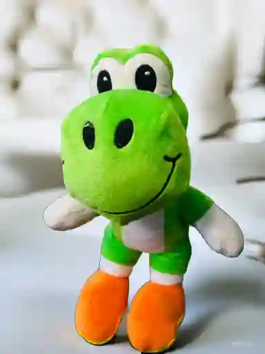 Juguete Muñeco Peluche Diseño Videojuego Mario Personaje Yoshi Para Niño Hombre O Mujer 31 Cm Aprox