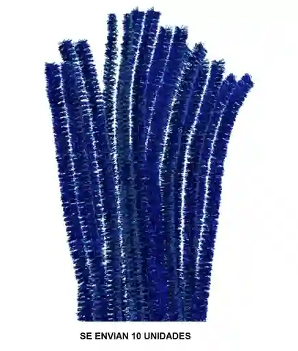 Chelines Limpiapipas Metalizados X 10 Und Azul