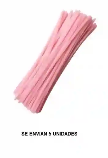 Chelines Limpiapipas Gamuzados X 5 Und Rosado
