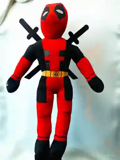 Juguete Muñeco Peluche Diseño Deadpool Para Niño Hombre O Mujer 39 Cm Aprox