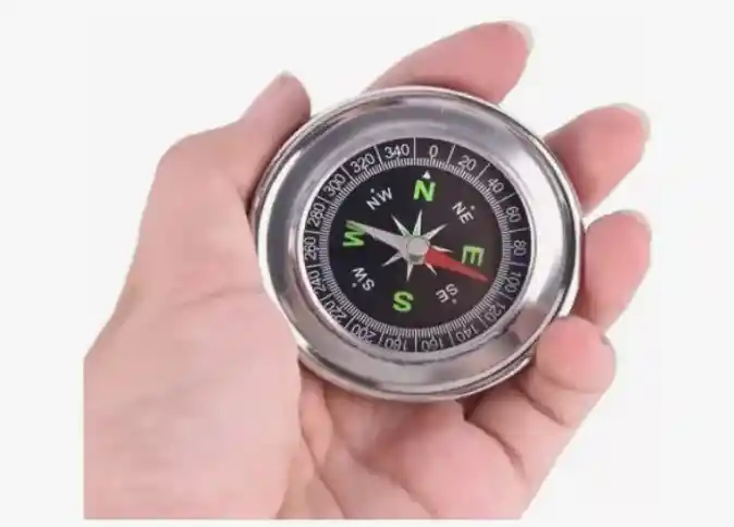 Brújula Compass De Bolsillo Ideal Para Camping Supervivencia