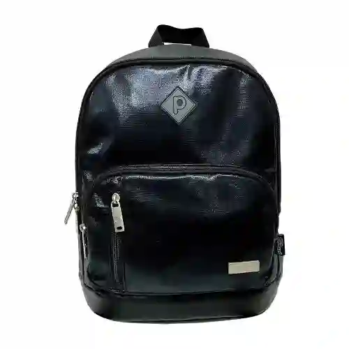 Morral Primavera Chic Negro Metalizado