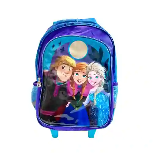 Morral Con Rueditas Primavera Frozen Niña 16,5"