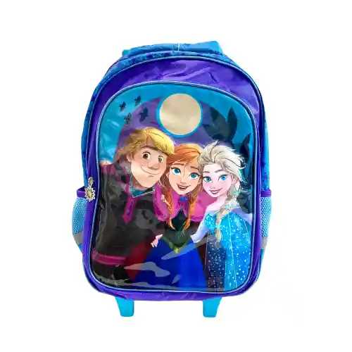 Morral Con Rueditas Primavera Frozen Niña 16,5"