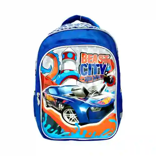 Morral Hot Wheels Primavera P.bags Niño 16,5"