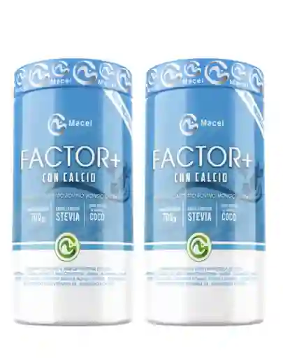 Factor + X 2 Unidades, Con Calcio, Moringa, Calostro Bovino, Stevia