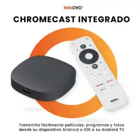 Watch Onn 4k Android Tv Con Magic Tv Instalado Streaming Ultra Hd + Canales Premium Control Por Voz Y Chromecast