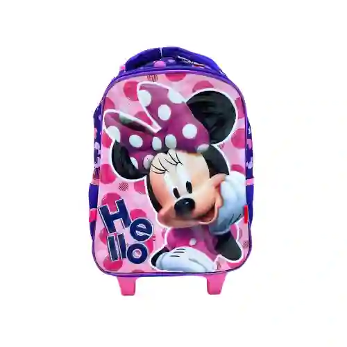 Morral Con Rueditas Primavera Minnie Disney Junior