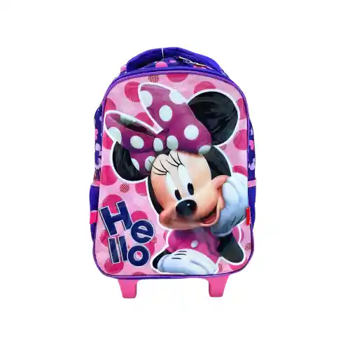 Morral Con Rueditas Primavera Minnie Disney Junior
