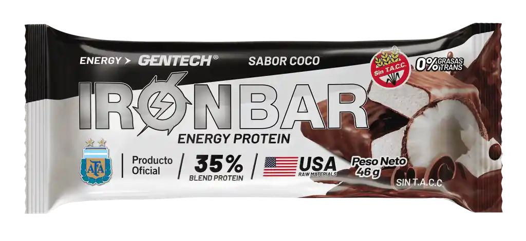 Barra De Proteina Energetica Coco Afa