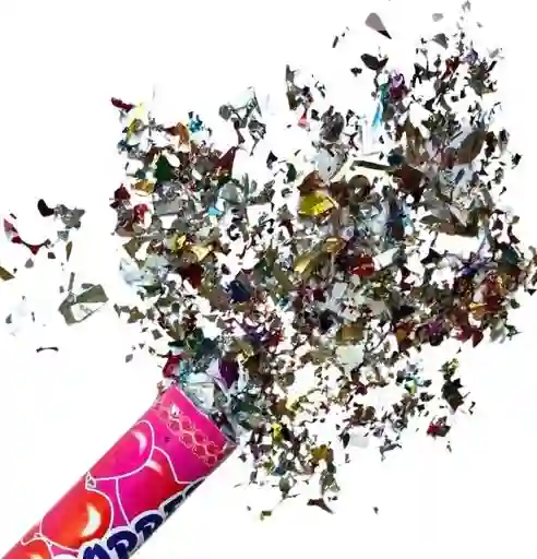 Cañon Lanza Confeti Pequeño 19 Cm Hora Loca Año Nuevo Carnaval Navidad Halloween Party
