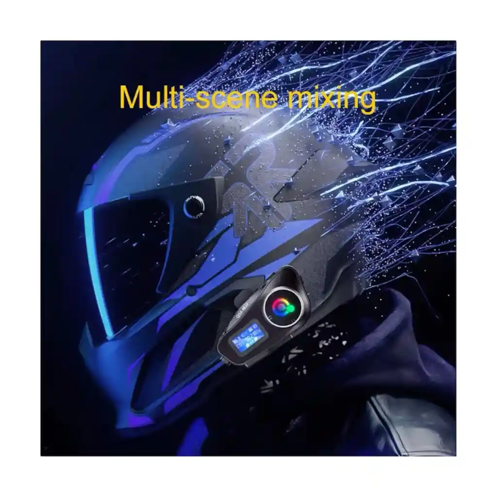 Intercomunicador Bluetooth Q58-max Para Casco De Motocicleta – Comunicación Inteligente, Entretenimiento Y Seguridad En Todo Momento.