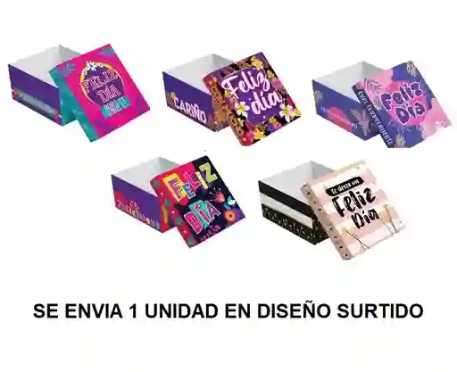 Caja De Regalo Toda Ocasion Mujer 21.5 X 18.5 X 10.5 Cm Diseños Surtidos Primavera