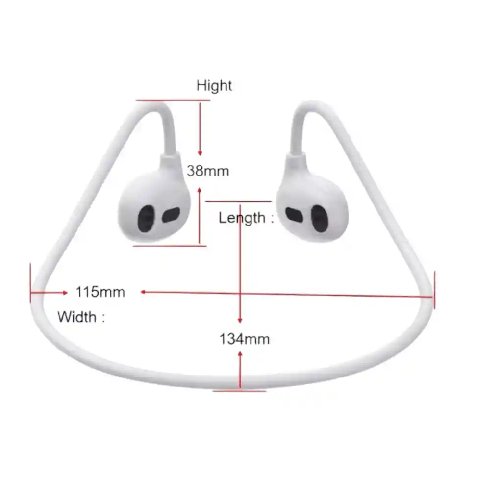 Auriculares Deportivos Inalámbricos De Conducción Ósea – Sonido Claro, Diseño Cómodo Y Máxima Seguridad Auditiva.