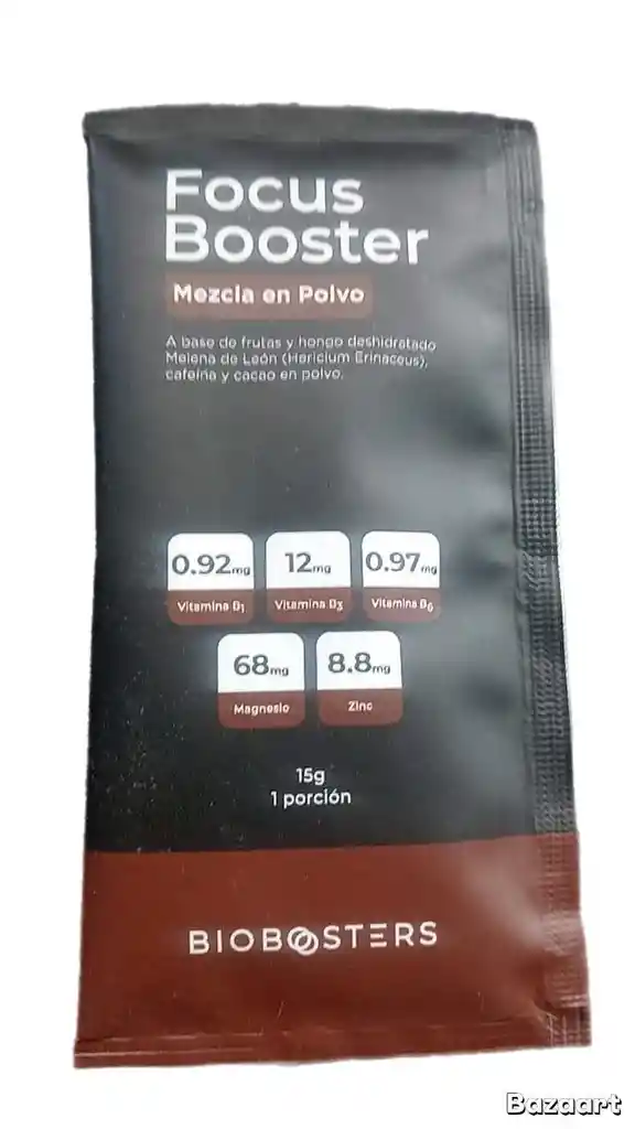 Focus Booster Con Nootropicos Sabor Cacao