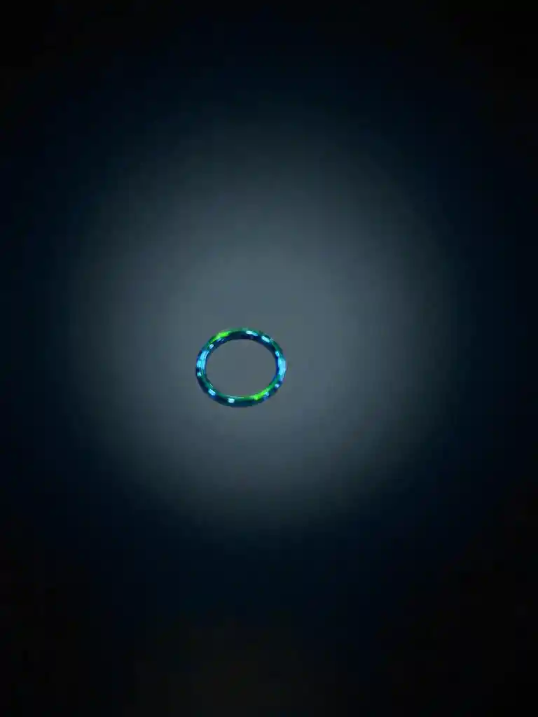 Aro Continuo Azul Claro