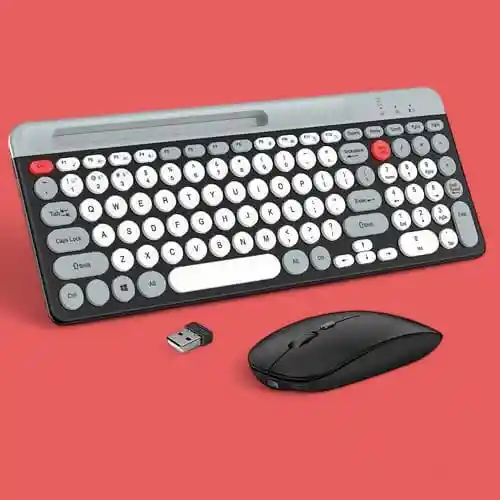 Combo De Teclado Y Mouse Recargables E Inalámbricos Zyg-806