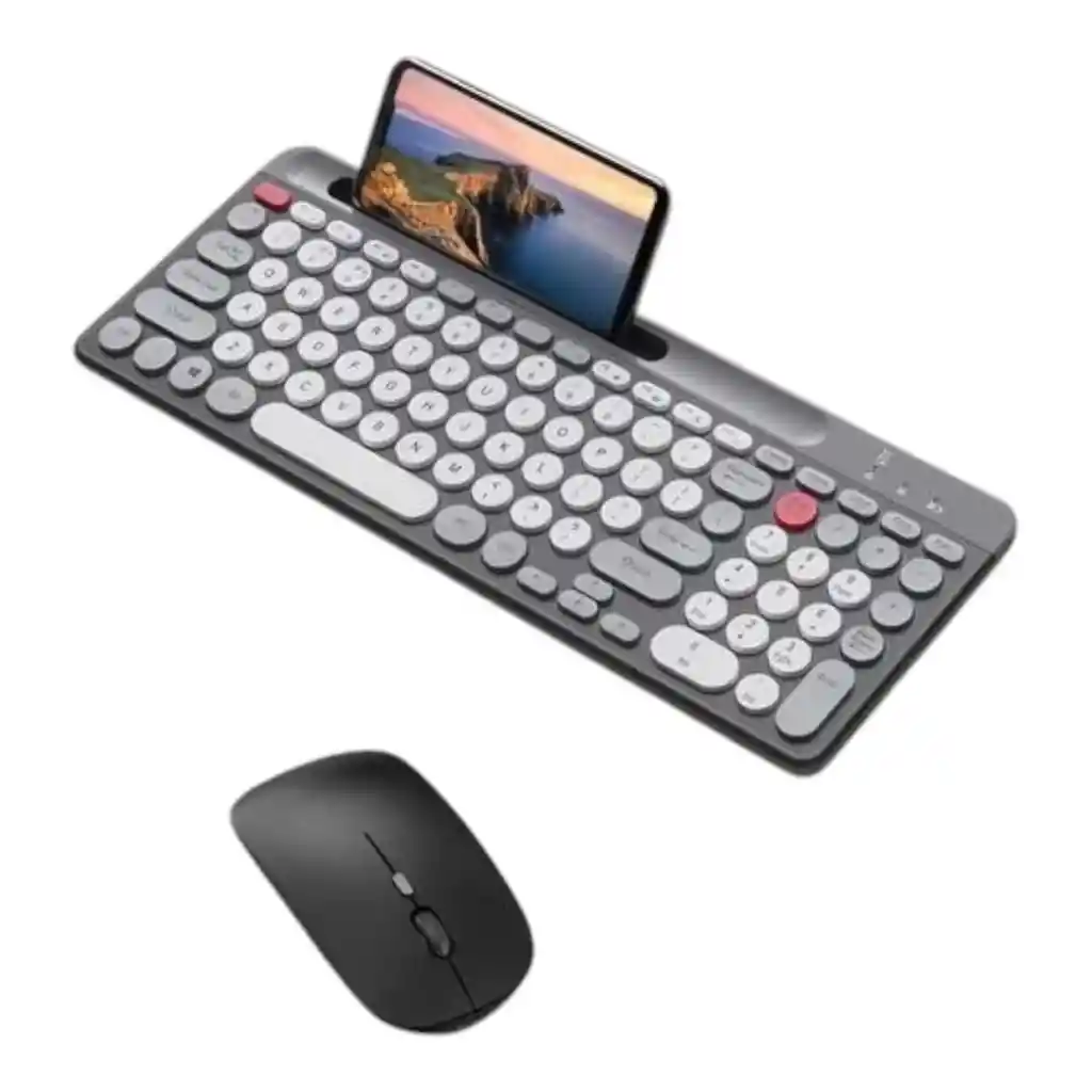 Combo De Teclado Y Mouse Recargables E Inalámbricos Zyg-806