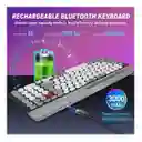 Combo De Teclado Y Mouse Recargables E Inalámbricos Zyg-806