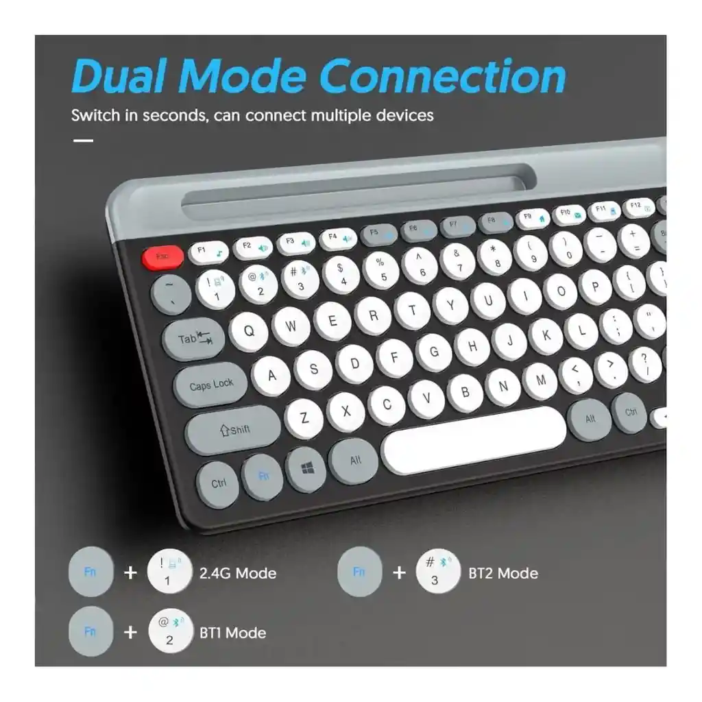 Combo De Teclado Y Mouse Recargables E Inalámbricos Zyg-806