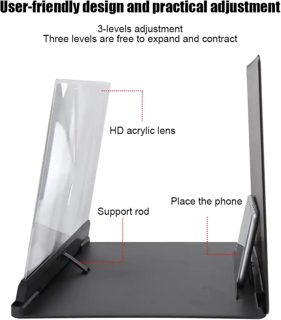 Amplificador De Imagen Para Celular – ¡convierte Tu Teléfono En Un Cine Portátil!