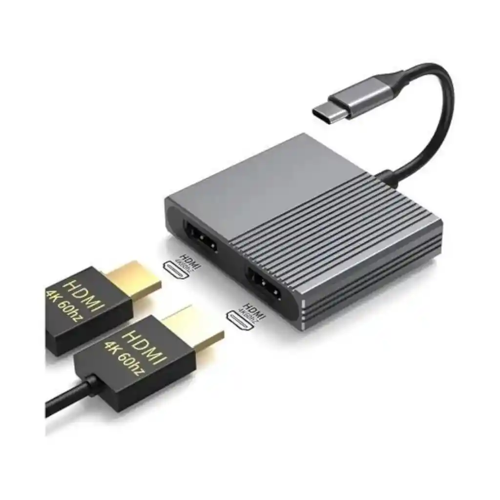 Adaptador De Tipo-c A Hdmi X2 Lj-58 Hd/hd