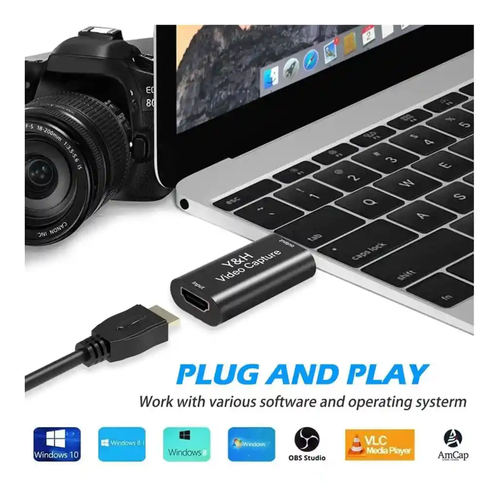Capturador De Video Usb - Hdmi Lj-61 Hdtv 4k