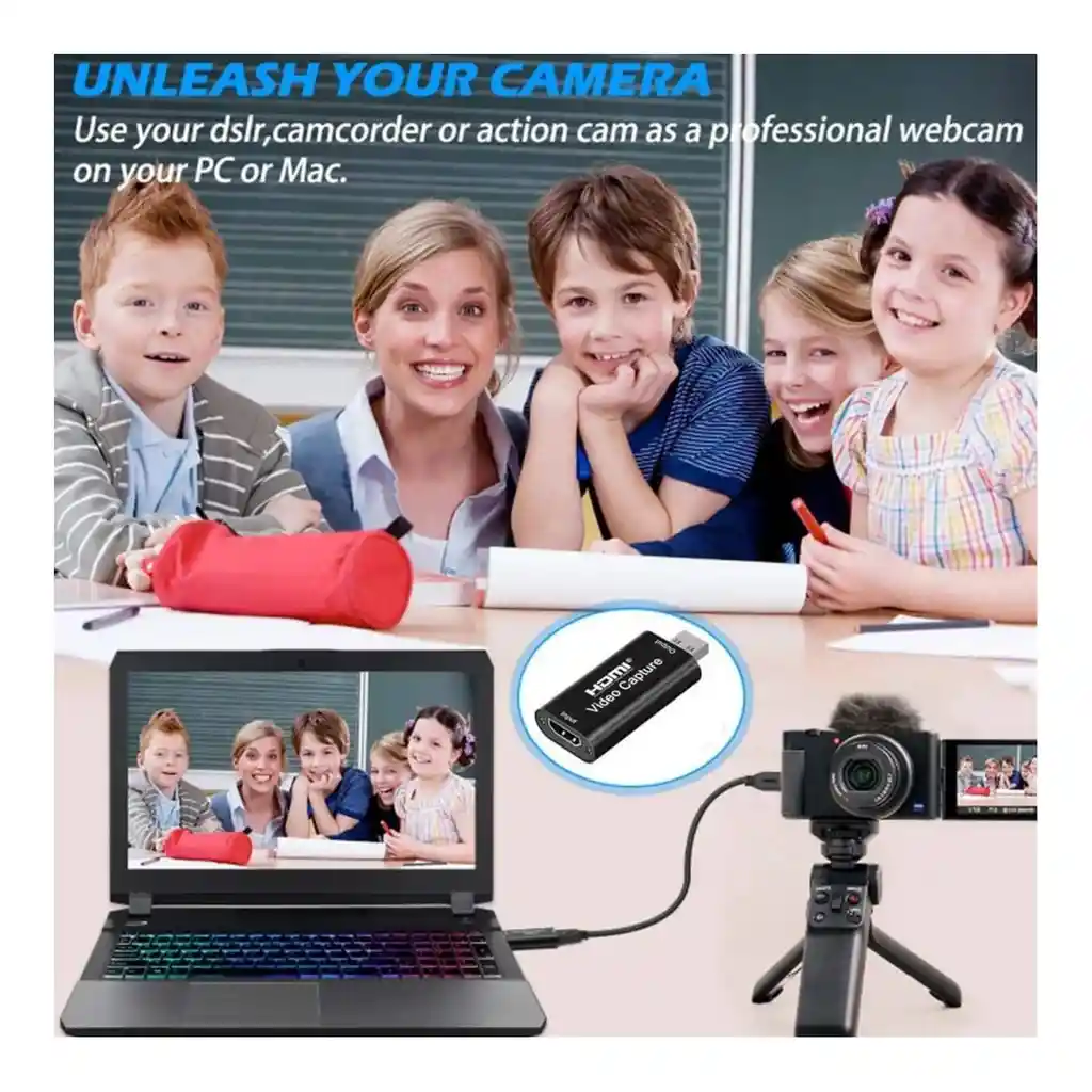 Capturador De Video Usb - Hdmi Lj-61 Hdtv 4k