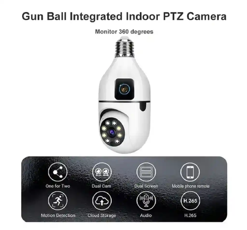 Camara Bombillo Wifi Sq-002